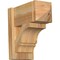 Ekena Millwork Balboa Arts & Crafts Rough Sawn Outlooker, Western Red Cedar, 8"W x 16"D x 16"H OUT08X16X16BOA03RWR - alternate 1